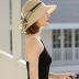 Women Kentucky Organza Derby Hat - Bridal Wedding Church Tea Party Wide Brim Summer Sun Cap