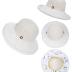 Women-Mesh Summer Sun-Hats, Wide Brim Packable Outdoor UV-Protection Beach Fishing Cap
