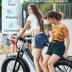Electric Bike for Adults, 28MPH 40Miles PUCKIPUPPY Ebike 750W with 15AH Removable Battery, Front and Rear Lamps, Shock Absorption, All Terrain 26”Fat Tires for Dirt Mountain Snow and City Road,Samoyed