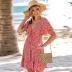 Women Crochet Shoulder Bag Handmade Woven Beach Crossbody Handbag Satchel Purse with Tassel for Summer