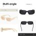 kimorn Rectangle Sunglasses for Women Men Trendy Retro Trendy Sun Glasses 90’s Vintage Square Frame K1307
