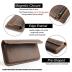 Gentlestache Large Leather Phone Holster for iPhone 14 Pro 13 Pro, Flip Cell Phone Case for Galaxy S23 S22, Phone Belt Holder with Belt Clip, Phone Pouch for Phone with Protective Case