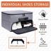 Golf Trunk Organizer 2 Layer, Car Golf Organizer with Ventilated Compartment for 2 Pair Shoes, Golf Trunk Storage Locker for Golf Accessories, Balls, Tees, Clothes, Gloves, Golf Gifts for Men