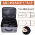 Golf Trunk Organizer 2 Layer, Car Golf Organizer with Ventilated Compartment for 2 Pair Shoes, Golf Trunk Storage Locker for Golf Accessories, Balls, Tees, Clothes, Gloves, Golf Gifts for Men