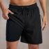 SILKWORLD 5'' 7'' 9'' Inch Mens Swimming Trunks with Compression Liner Quick-Dry Bathing Suit with Zipper Side Pockets