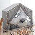 Kids Play Tent, Razee Large Playhouse Tent Indoor, Play House Kids Tent Castle Tent for Girls Boys, Play Cottage (Grey)