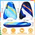 Leitee 2Pcs Inflatable Surf Body Board with Handles, Inflatable Surfboard for Beach Lightweight Swim Floating Surfboard for Kids Learning Surfing, 27.5"x21.7"x5.9
