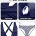 Womens Tankini Bathing Suits with Skirt Two Piece Tummy Control Swimsuits Ladies Swimwear