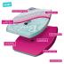 Barbie™ Signature 36in Bodyboard by Wavestorm | Graphic top Deck with high Density Slick Bottom | for Kids and Adults |Foam Construction with Accessories |,Light Blue