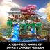 Cherry Bonsai Tree Building Set, Japanese Architecture Building Blocks Set for Adults, Micro Bricks Sakura Tree House Building Kit with Light, Gift for Christmas (3320PCS)