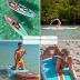 Inflatable Stand Up Paddle Board with SUP Accessories, Anti-Slip EVA Deck, 10’6’’ Inflatable Paddle Boards for Adults & Youth of All Skill Levels