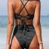 CUPSHE Bikini Set for Women Bathing Suit High Waisted Scalloped V Neck Two Pieces Swimsuit