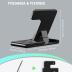Wireless Charger iPhone Charging Station: 3 in 1 Charger Stand Multiple Devices for Apple - iPhone 16 15 14 Pro Max 13 12 11 - Watch 10 9 8 7 6 5 4 3 2 SE and Ultra Series - Airpods 4 3 2 Pro
