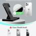 Wireless Charger iPhone Charging Station: 3 in 1 Charger Stand Multiple Devices for Apple - iPhone 16 15 14 Pro Max 13 12 11 - Watch 10 9 8 7 6 5 4 3 2 SE and Ultra Series - Airpods 4 3 2 Pro