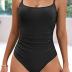 Eomenie Women's One Piece Swimsuits Tummy Control Ruched Bathing Suit 1 Piece Swimwear