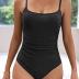 Eomenie Women's One Piece Swimsuits Tummy Control Ruched Bathing Suit 1 Piece Swimwear