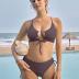 ZAFUL Women 2 Piece Swimsuits Spaghetti Strap Brazilian Bikini Lace Up Swimsuit Bathing Suit