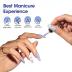 Gellen Gel Nail Polish Set, 6 Colors Blue Gray White Gel Polish Kit Soak off LED Nail Lamp Light Spring Summer Gel Nail Kit, Gel Nail Art Valentine Gifts for Women Girl