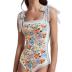 Reversible Floral Sexy One Piece Bathing Suit for Women One Piece Swimsuit Womens One Piece Swimsuits Womens Swimsuits