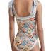 Reversible Floral Sexy One Piece Bathing Suit for Women One Piece Swimsuit Womens One Piece Swimsuits Womens Swimsuits