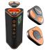 Wearable4U - Bushnell Wingman View Golf GPS Bluetooth Speaker with Ultimate White Earbuds and Wall and Car Chargers Bundle