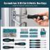 Sundpey Home Tool Kit 281-PCs - Protable Complete Basic Repair General Hand Tool Sets for Men Women - Full Tool Set with Socket Wrench Set & Screwdriver Set & Metric Hex Key & Pliers & Tool Box Case