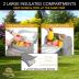 Picnic BackPack for Camping, Picnic basket for 4 with Insulated Cooler Bag and Bottle Pouch, Picnic bag with Lightweight Blanket and Cutlery set for Family, Couples and Hiking