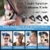 5-in-1 Rotary Electric Razor Bald Head Shaver | 4D Rechargeable and Cordless Beard Trimmer | Includes Skull Shaver, Clippers, Nose Hair Trimmer, Face Scrubber & Facial Cleansing Brush