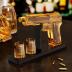 Gifts for Men Dad, Fathers Day 10.1 Oz Whiskey Decanter Set with 2 Glasses, Unique Dad Birthday Gift Ideas from Daughter Son, Personalized Liquor Dispenser for Liquor Scotch Bourbon Vodka