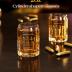 Gifts for Men Dad, Fathers Day 10.1 Oz Whiskey Decanter Set with 2 Glasses, Unique Dad Birthday Gift Ideas from Daughter Son, Personalized Liquor Dispenser for Liquor Scotch Bourbon Vodka