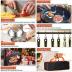Blackstone Griddle Accessories Kit, 24pcs Flat Top Grill Accessories Kit for Camp Chef, Professional BBQ Grilling Accessories Set with Grill Press, Enlarged Spatula, and More Griddle Tools