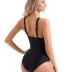 SUUKSESS Women Sexy Mesh Tummy Control Swimsuit Push Up High Waisted Bathing Suit