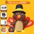 COMIN 4FT Tall Thanksgiving Inflatables Turkey Baby in Hat with Built-in LEDs Blow Up Yard Decoration for Holiday Season Party Indoor Outdoor Garden Lawn