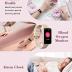 Smart Watches for Women Compatible with iPhone Android Phones, LYNN2 Slim Women's Watch Fitness Tracker Digital Watch with Heart Rate Monitor Pedometer Step/Sleep Tracker Waterproof Pink