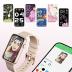 Smart Watches for Women Compatible with iPhone Android Phones, LYNN2 Slim Women's Watch Fitness Tracker Digital Watch with Heart Rate Monitor Pedometer Step/Sleep Tracker Waterproof Pink