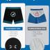 Mens Swim Trunks with Compression Liner Quick Dry Beach Shorts with Zipper Pockets