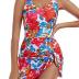 One Piece Swim Dress Swimsuits for Women Tummy Control Swimdress Skirt Bathing Suit