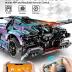 Super Plated Sports Car Building Kits, Adult Collectible Model and Race Engineering Toy Set, 1:10 Scale Electric Driftable Remote Control Sports Car for Adults Men Teens