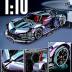 Super Plated Sports Car Building Kits, Adult Collectible Model and Race Engineering Toy Set, 1:10 Scale Electric Driftable Remote Control Sports Car for Adults Men Teens