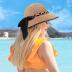 Beach Hats for Women, Straw Hat for Women UPF 50+ UV Sun Protection Foldable Sun Hat