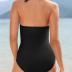 Holipick Women Halter One Piece Swimsuits Tummy Control Bathing Suit Slimming Push Up Swimwear V Neck