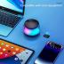 LENRUE Portable Bluetooth Speakers with Colorful Lights, Loud Sound, Small Bluetooth Speaker with Wireless Stereo Pairing, Mini Gifts for Kids, Teen, Girls, Boys, Women