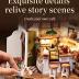 Rowood Miniature House Kit,Tiny House Kits to Build to Live in,DIY Wooden Crafts for Adults,Mini Model Kits with LED,Birthday for Teens(NO.17 Cafe)