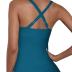 Firpearl Women Underwire Tankini Top Only Twist V Neck Swimsuits for Big Busted Ruched Tummy Control Bathing Suits Top