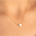 Ieftop Gold Heart Necklace for Women Jewelry Gifts - Dainty Gold Necklace Choker Necklace for Women 14K Tiny Heart Necklace for Women Personalized Gold Jewelry Gifts for Women Trendy Gold Necklace