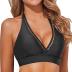 Tempt Me Women Halter Bikini Top Padded Swimsuit Top V Neck Bathing Suit Tops Only