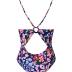 CUPSHE Women's One Piece Swimsuits Bathing Suits Cutout V Neck Tummy Control Adjustable Straps O Ring