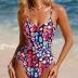 CUPSHE Women's One Piece Swimsuits Bathing Suits Cutout V Neck Tummy Control Adjustable Straps O Ring