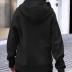 Trendy Queen Womens Zip Up Hoodies Fleece Jackets Oversized Sweatshirts Fall Fashion Outfits Sweaters Winter Clothes Black L