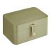 SONGMICS Jewelry Box, Travel Jewelry Case, 2-Layer Jewelry Holder Organizer, 4.6 x 6.3 x 3 Inches, Portable, Versatile Earring Storage, for Larger Accessories, Gift Idea, Laurel Green UJBC166C02